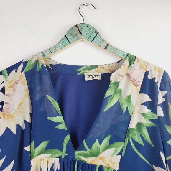 Show Me Your MuMu Mia Tunic Floral Layered Top Sz - Picture 10 of 11